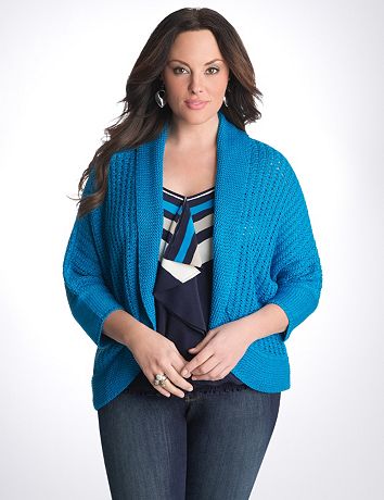 Full Figure Cocoon Sweater by Lane Bryant