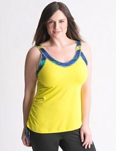 Plus Size Asymmetric Active Tank by Reebok