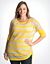 Plus Size Open Stitch Dolman Sweater