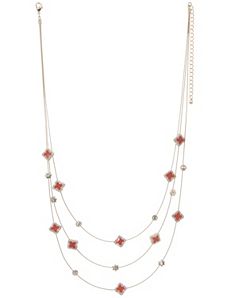 Goldtone illusion necklace by Lane Bryant