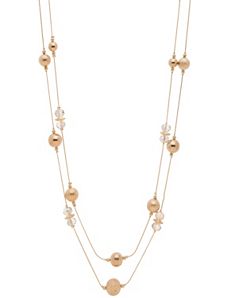 Nested bead necklace by Lane Bryant