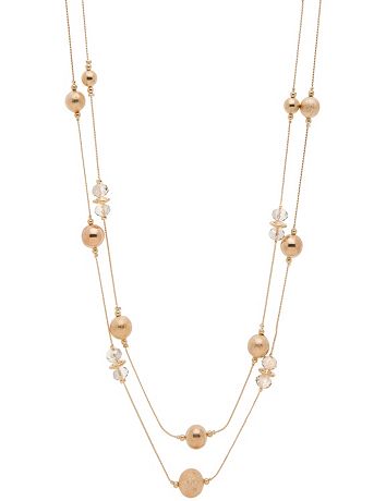 Nested bead necklace by Lane Bryant