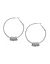Rhinestone ring hoop earrings by Lane Bryant