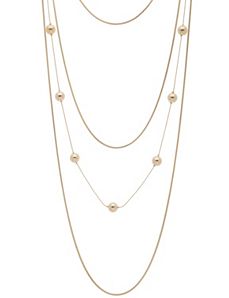 Tiered chain necklace by Lane Bryant