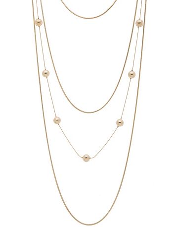 Tiered chain necklace by Lane Bryant