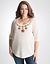 Sequin necklace tee by Lane Bryant