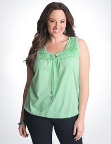 Full Figure Banded Bottom Top by Lane Bryant