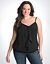 Full Figure Ruffled Banded Bottom Cami by Lane Bryant