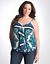 Full Figure Paisley Banded Bottom Cami by Lane Bryant