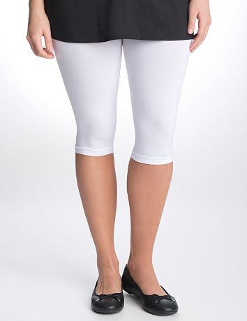 Plus Size Control Top Capri Legging by Lane Bryant