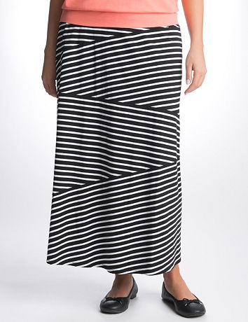 Full Figure Striped Skirt by Lane Bryant