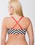 Solid & zig zag reversible plunge bra by Cacique