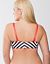 Solid & zig zag reversible plunge bra by Cacique