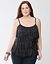 Studded layered cami