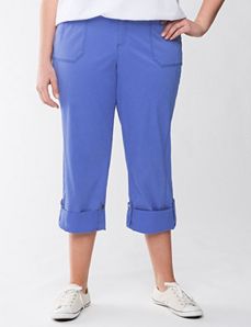 Convertible twill pant