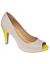 Wide Width Color Pop Peep Toe Pump by Lane Bryant