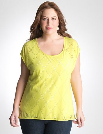 Plus Size High Low Top by Lane Bryant