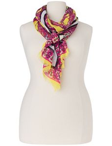 Vine print scarf by Lane Bryant
