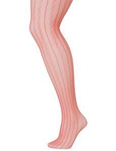 Zig zag fishnet tights