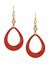 Enamel teardrop earrings by Lane Bryant