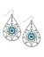 Beaded filigree earrings by Lane Bryant
