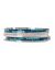 6 row rhinestone enamel bangle set by Lane Bryant