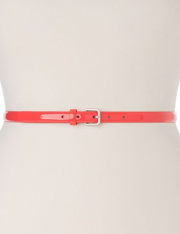 Smooth Patent Skinny Belt by Lane Bryant