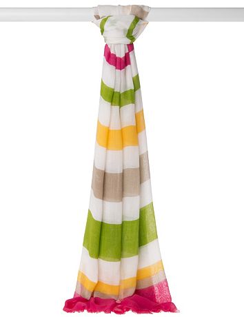 Striped scarf by Lane Bryant