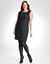 Full Figure Denim & Ponte Dress