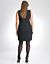 Full Figure Denim & Ponte Dress