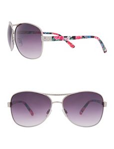 Quilted Aviator Sunglasses by Lane Bryant