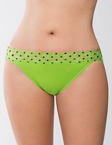 Sassy lace waist cotton string bikini