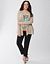 Lane Collection mixed linen draped cardigan