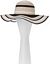 Striped Floppy Hat by Lane Bryant