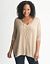 Stripe T-shape pullover sweater by Lane Bryant