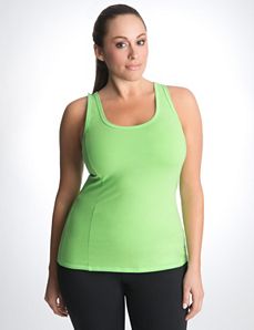 Plus Size racer back active tank by Lane Bryant
