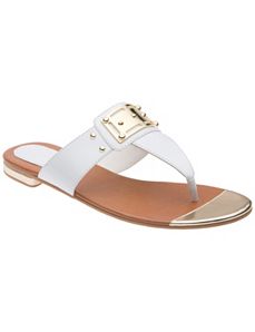 Patent cap toe sandal by Lane Bryant