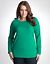 Long sleeve crew tee by Lane Bryant