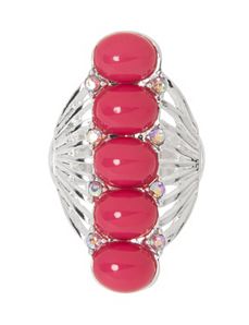 Polished stone ring by Lane Bryant