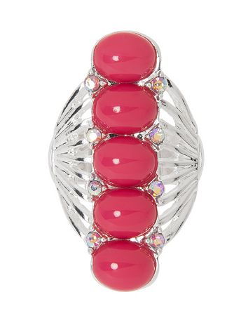 Polished stone ring by Lane Bryant