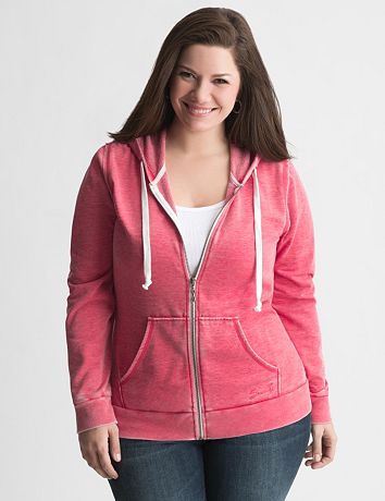 Washed fleece hoodie by Seven7