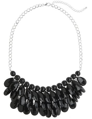 Faceted bib necklace by Lane Bryant