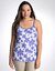 Plus size floral dot cami