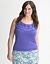 Full Figure Ruffled Neck Tank by Lane Bryant