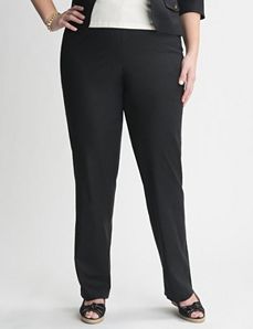 Casual Linen Pant by Lane Bryant