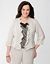 Ruffled linen jacket by Lane Bryant