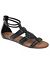 Wide Width Woven Gladiator Sandal