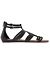 Wide Width Woven Gladiator Sandal