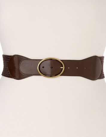 Woven stretch belt by Lane Bryant