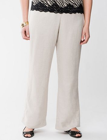 Relaxed linen pant by Lane Bryant